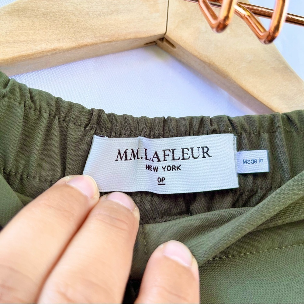 MM. LAFLEUR | COLBY TRAVEL PANT ORIGAMITECH OLIVE GREEN SIZE 0 - Picture 11 of 12
